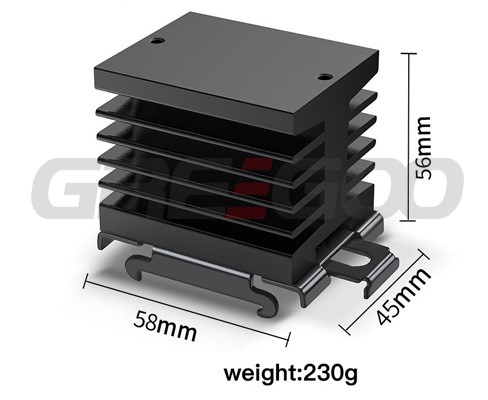 GHS series heatsink for solid state relay