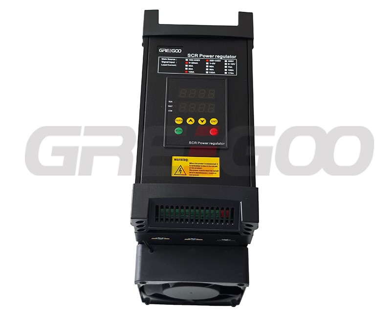 HGW6-4-4-125-P digital scr controller face view