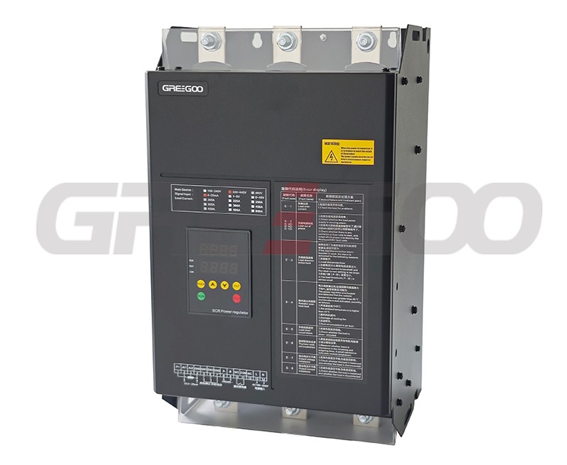 HGW8-4-4-200-P SCR power regulator face view