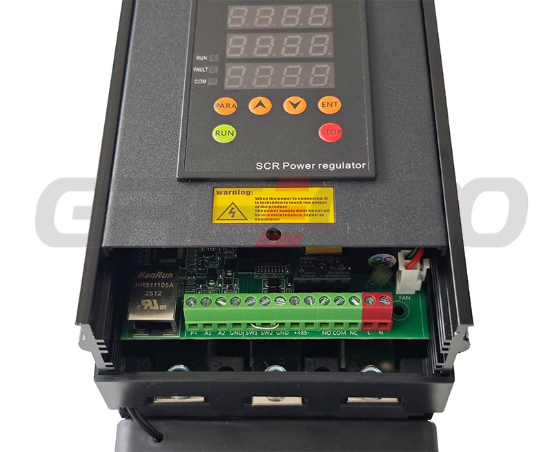 HGW9-4-4-030-PF Intelligent Thyristor Regulator face view