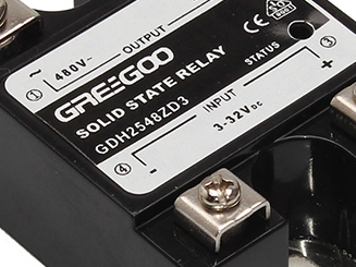 GDH2548ZD3 SSR Relay 25A 480VAC Load, 3-32VDC control, best selling SSR.