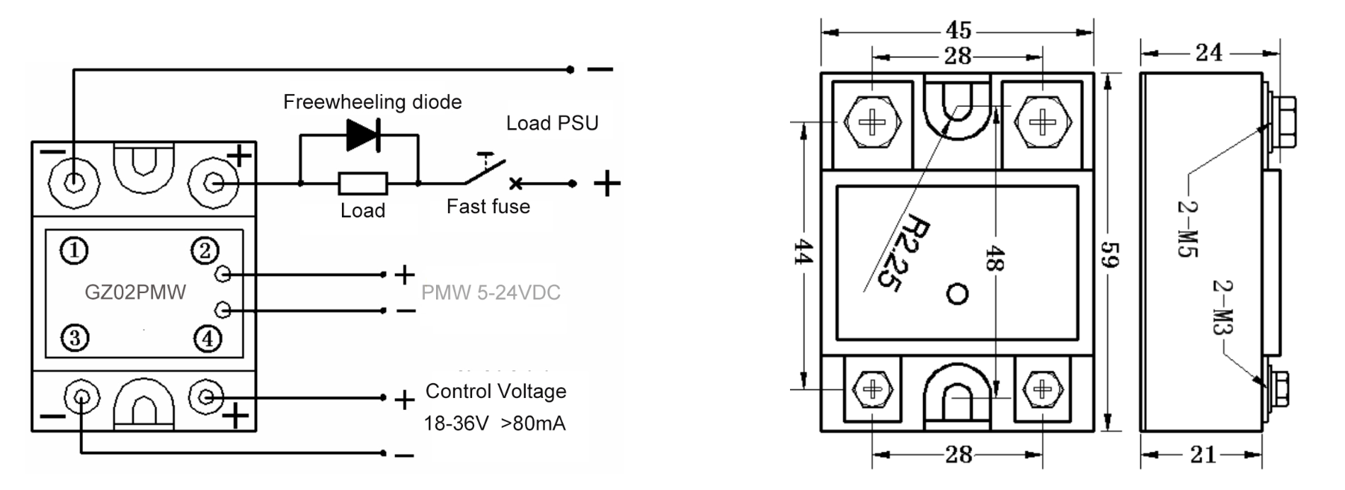 PWM solid state relay