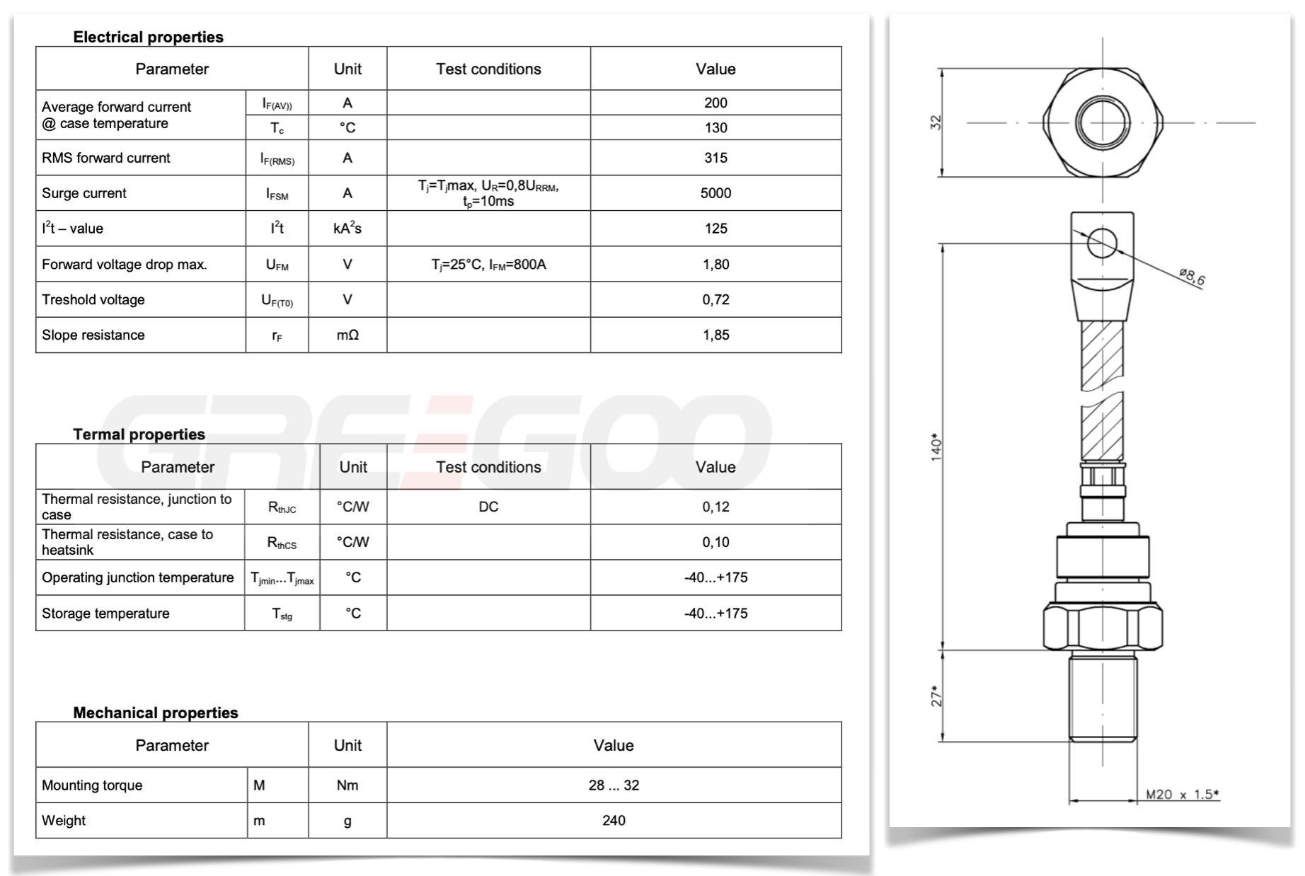 D61-200 Diode