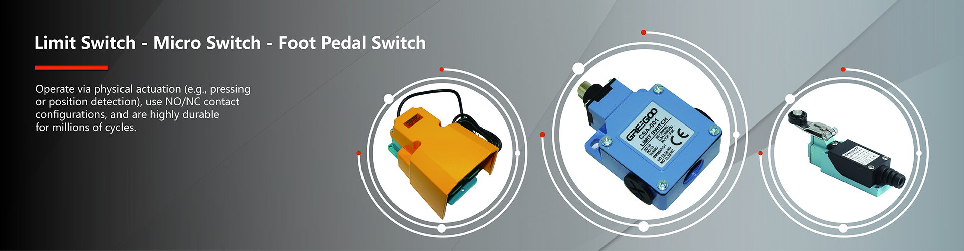 limit switch foot padel switch