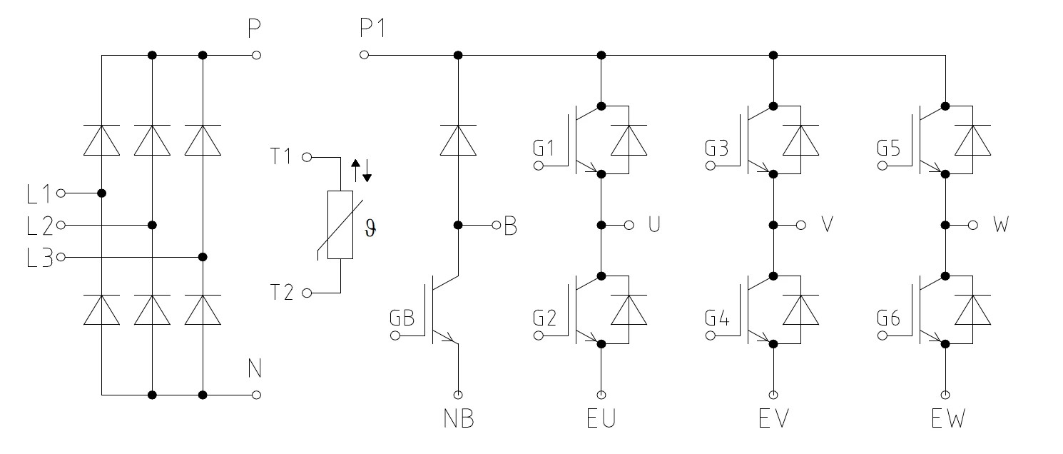 FP15R12W1T4 IGBT4 circuit