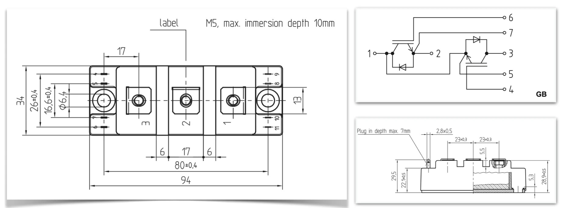 SKM100GB125DN IGBT