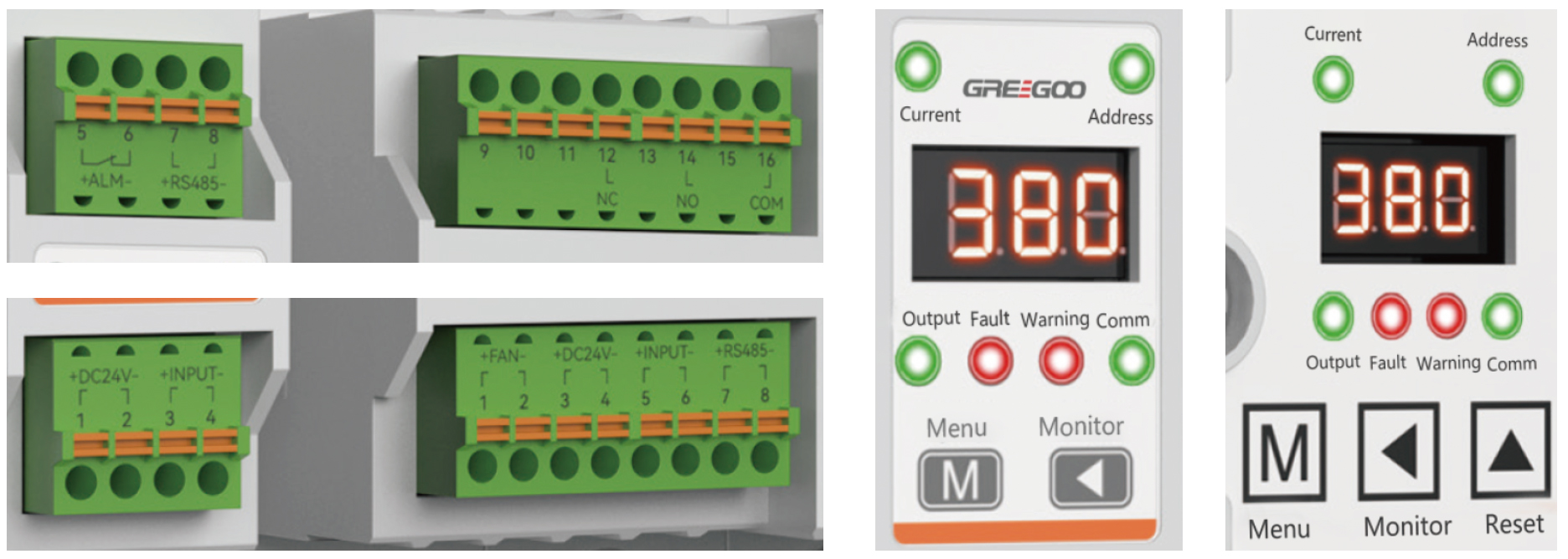 GMSSR63A, GMSSR63AD, GMTSR63A, and GMTSR63AD communication ssr RS485