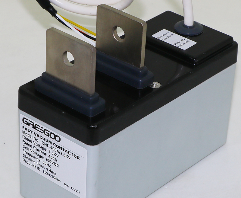 400A 2.5KV bypass switch closing time is less than 4ms CNF-400A/2.5KV Fast Vacuum Contactor