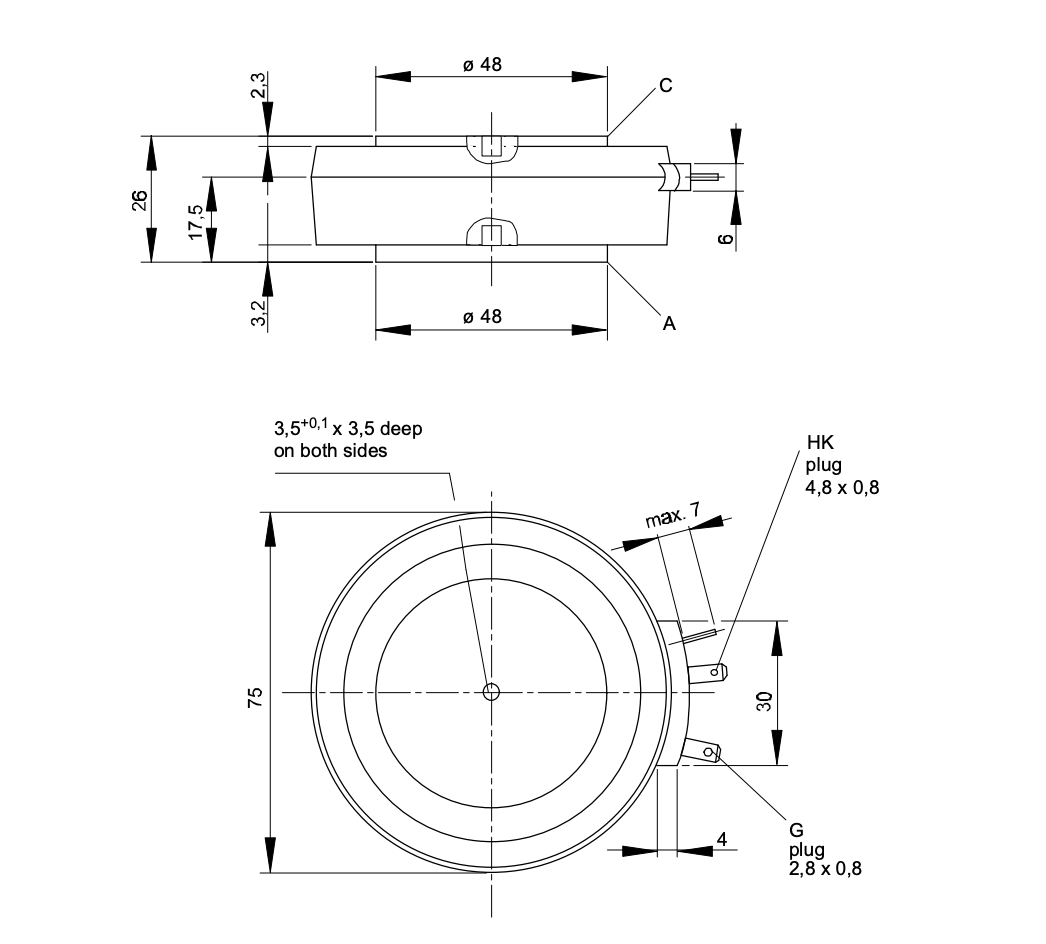 T709N dimensions