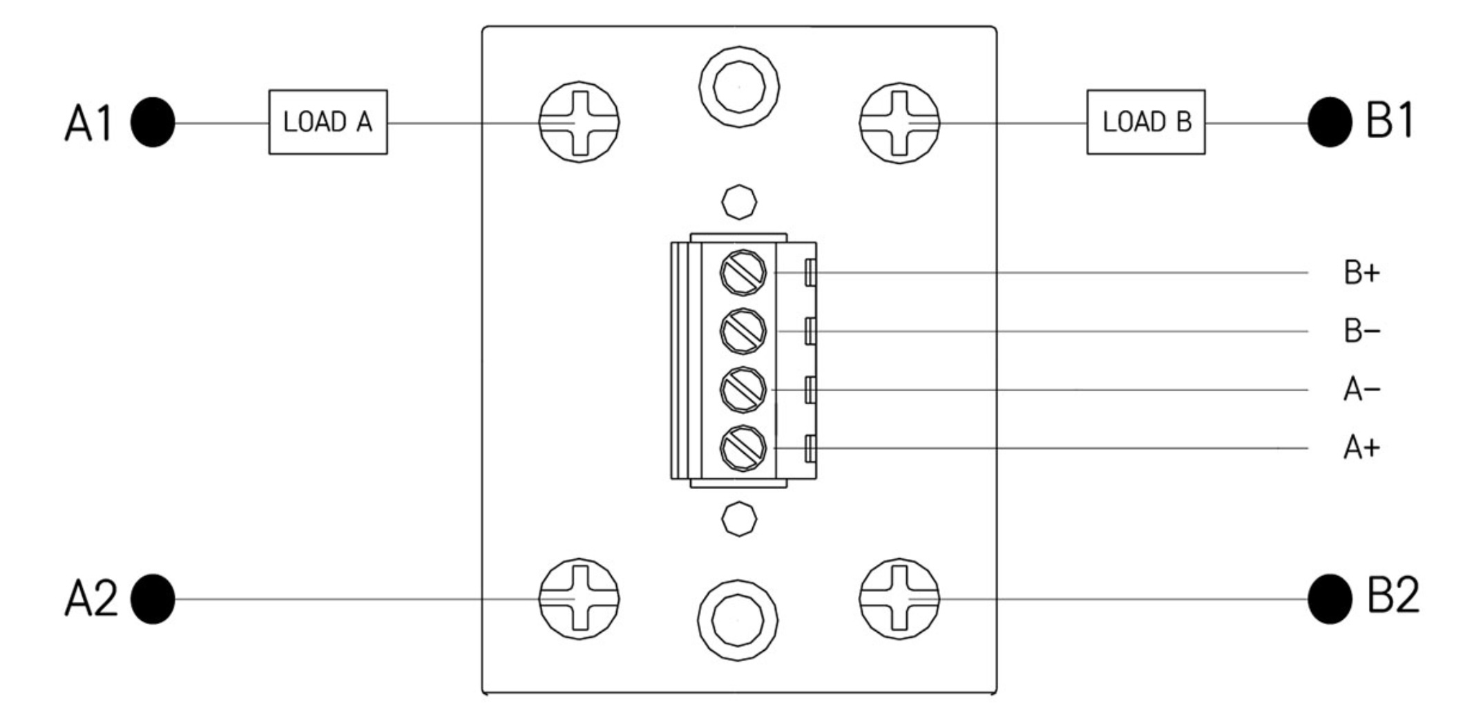 wiring of dual output ssr 25A to 75A