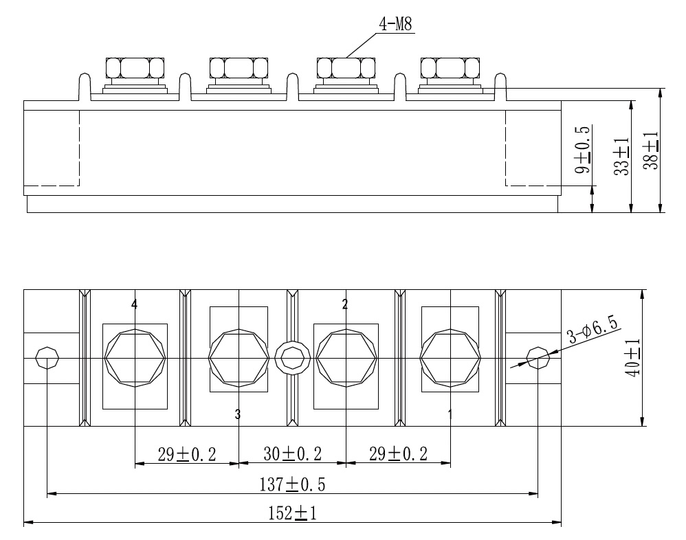 w40 casing semiconductor modules