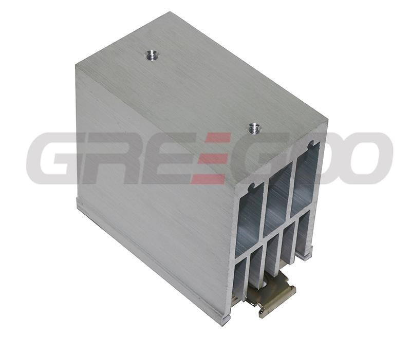 Din rail mount heatsink for 10-120A SSR